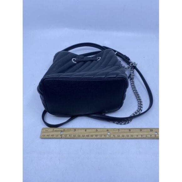 Michael Kors Suri Small Vegan Black Faux Leather Cross Body Bag - Picture 3 of 8